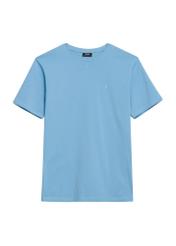 Blue men's t-shirt TSHMT-0120-62(Z25), front product view on white background.