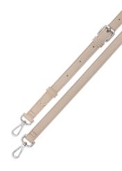 Cream purse handbag TOREC-0886A-80(Z25), view of the product stripes on a white background.