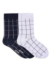 Set of long men's socks ZESMT-0066-00(Z26), front view of the set on a white background.