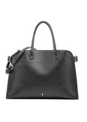 Black large women's handbag TOREC-1075-99(Z25), front product view on white background.