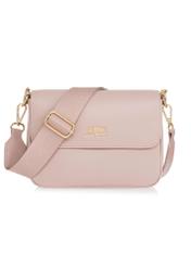 Pink women's messenger bag with chain TOREC-0767B-34(W25)-02