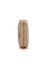 Beige quilted women's wallet POREC-0382-15(W24)-03