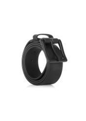 Black leather men's belt PASMS-0261-99(Z24)-02