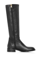 Black leather boots BUTYD-1135-99(Z24)-03