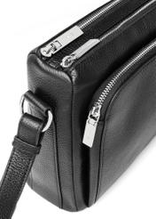 Black leather women's handbag TORES-1217-9I(W26)