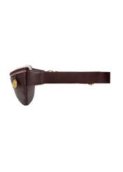 Women's burgundy waist bag TOREC-1338-4D(Z26) - side view of the product, on a white background.