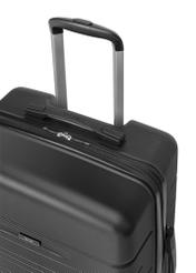 Medium suitcase on wheels WALAB-0083-99-24(W26) - close-up of detail, on white background.