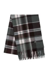 Men's winter scarf in check SZAMT-0080-51(Z24)-02