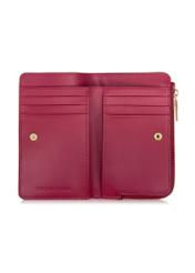 Women's pink leather wallet PORES-0904-34(W24)-04