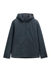 Men's navy blue transitional jacket KURMT-0436-7E(Z26), front product view on white background.