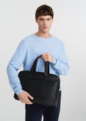 Men's leather black bag TORMS-0020R-9I(W26)