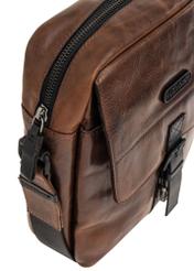 Brown leather men's bag TORMS-0104B-79(Z24)-06