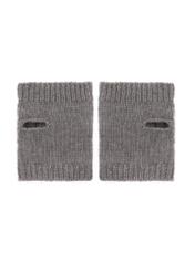 Grey women's winter gloves 3in1 REKDT-0033-91(Z24)-05