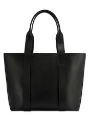 Black elegant women's shopper bag TORES-1200-99(Z25), product view from the back on a white background.