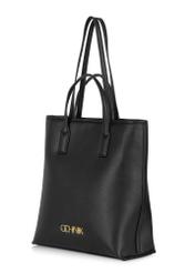 Black women's shopper bag TOREC-0907-99(W24)-02