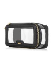 Small black transparent women's cosmetic bag TOREC-0901-99(W24)-02