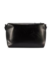 Black women's shoulder bag TOREC-1207-9F(W26), product view from the back on a white background.