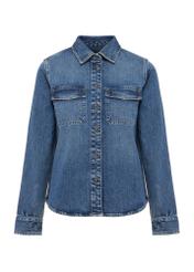 Women's denim shirt KOSDT-0164-69(W25)-01