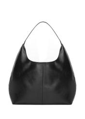 Women's leather shoulder bag TORES-1333-99(Z26), product view from the back on a light background.