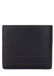 Black leather men's wallet PORMS-0142-99(Z23)-02