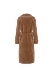 Women's wool coat with buckle FUTDT-0022-24(Z22)-05