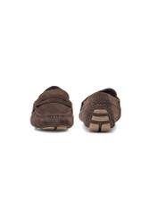 Brown suede men's loafers BUTYM-0496-90(W25)-04