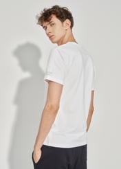 Tri-pack of white men's basic T-shirts ZESMT-0040-11(KS)-02