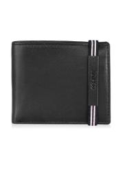 Men's leather wallet with elastic band PORMS-0517-99(W24)-01