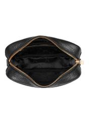 Women's black leather bag TORES-1054-99(Z24)-05