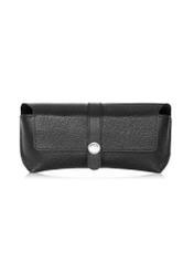 Black leather case PORMS-0539A-99(Z25) - front view of the product on a white background.