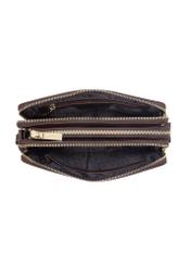 Brown leather women's handbag TORES-1141-89(Z25), product view from the inside on a white background.