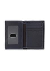 Men's leather wallet with stitching PORMS-0022-69(Z23)-03