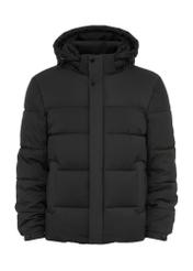 Black quilted insulated men's jacket KURMT-0337-99(Z24)-05