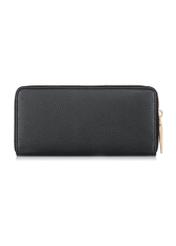 Large black leather women's wallet PORES-0800B-99(W24)-04