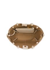 White women's shoulder bag TOREC-1231-0B(W26) - product view from above, on a white background.