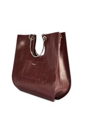 Burgundy women's handbag TOREC-0728A-49(Z25), diagonal product view on a white background.