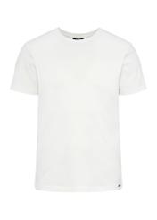 White cotton men's t-shirt TSHMT-0108-11(Z24)-01