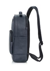 Navy blue men's leather backpack PLCMS-0018D-69(W25)-03