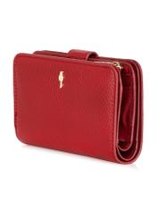 Women's red leather wallet PORES-0896-40(Z23)-02