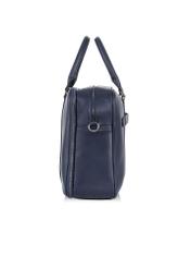 Navy blue roomy men's bag TORMN-0288-69(W23)-03