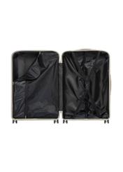 Large suitcase on wheels WALPP-0022-0C-28(W26), product view from the inside on a white background.