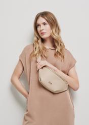 Beige capacious women's kidney TOREC-0788A-81(W24)-07