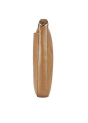 Dark beige women's shoulder bag TOREC-0708B-81(Z25), side view of the product on a white background.