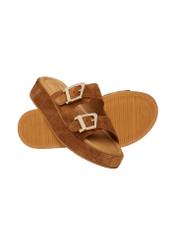 Women's suede platform flip-flops BUTYD-1242-1D(W26)