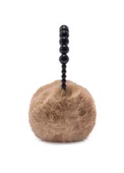 Beige women's earmuffs NAUDP-0001-81(Z26)