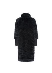 Women's fur coat with zipper closure FUTDF-0055-5501(Z22)-05