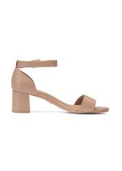 Beige women's leather sandals BUTYD-1179-1B(W26), side view of the product on a white background.