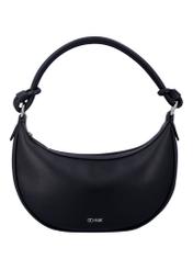Black small women's hobo bag TOREC-1097-99(Z26), front product view on white background.