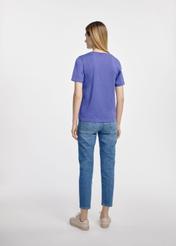 Blue basic women's t-shirt TSHDT-0120-61(W25)-04