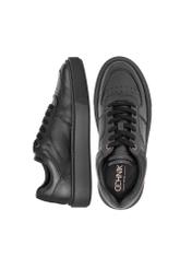 Black leather men's sports shoes BUTYM-0464-99(Z24)